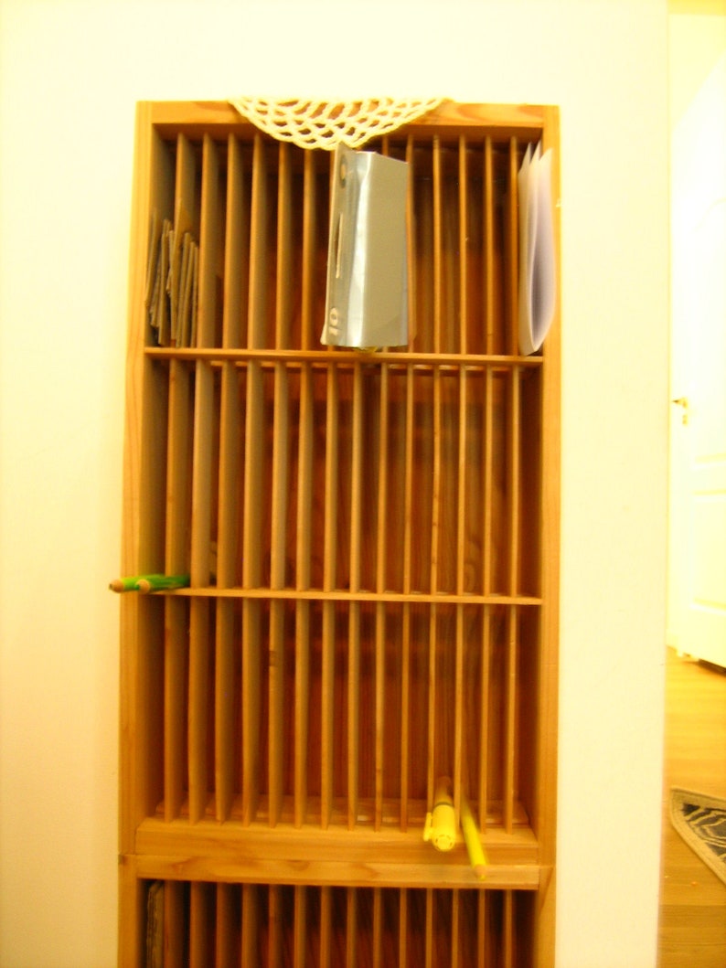 Retro IKEA CD Rack Shelves Curio Display Essential Oil Vintage