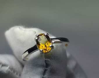 Silver Sultanite Ring-Vintage Sultanite Ring-Colours Changing Sultanite Ring-Colours Changing Gems Ring-Turkey Sultanite Ring-Sultanite