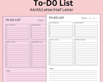 Planificador semanal de tareas pendientes: Lista de tareas imprimible (PDF)