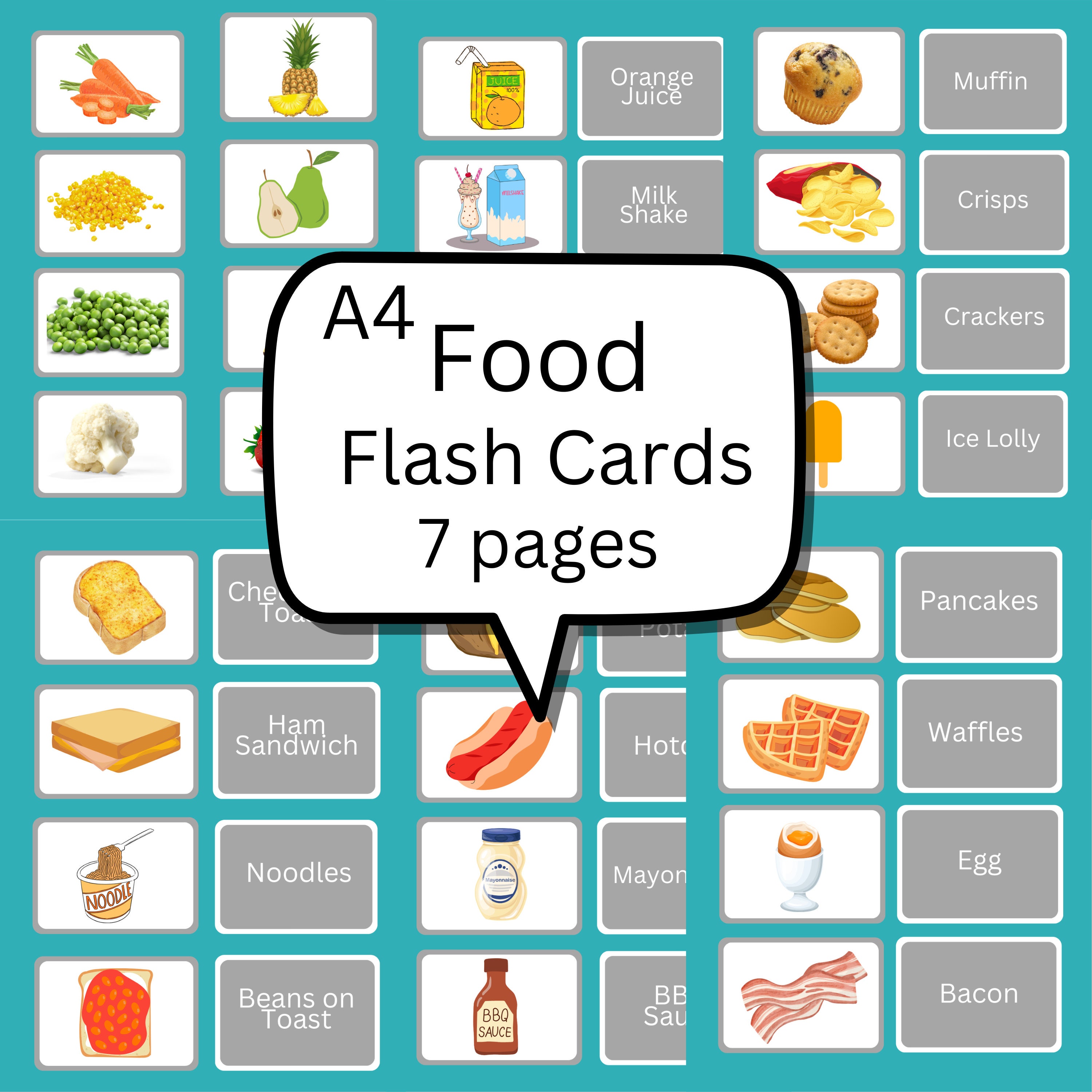 Special Needs Communication Cards For Non Verbal Children And Adults With Autism
