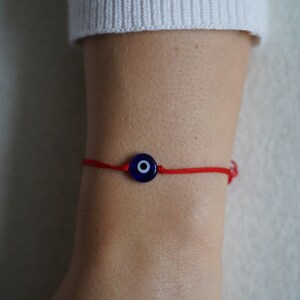 Dainty lucky charm bracelet - Nazar boncuk