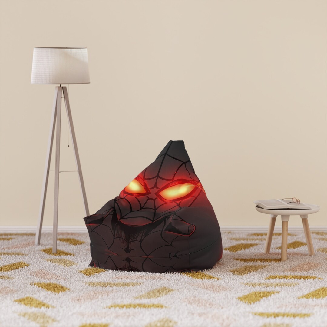 Spiderman Bean Bagchaircoverpeter Parker Beanbag Etsy