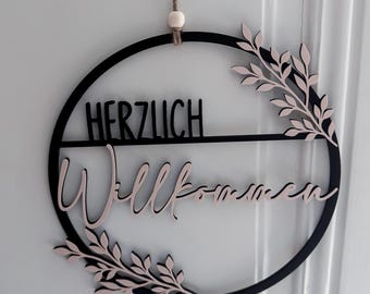 Welcome wreath | Welcome sign | Door sign | Entrance sign | Housewarming gift | Party favor | Decoration