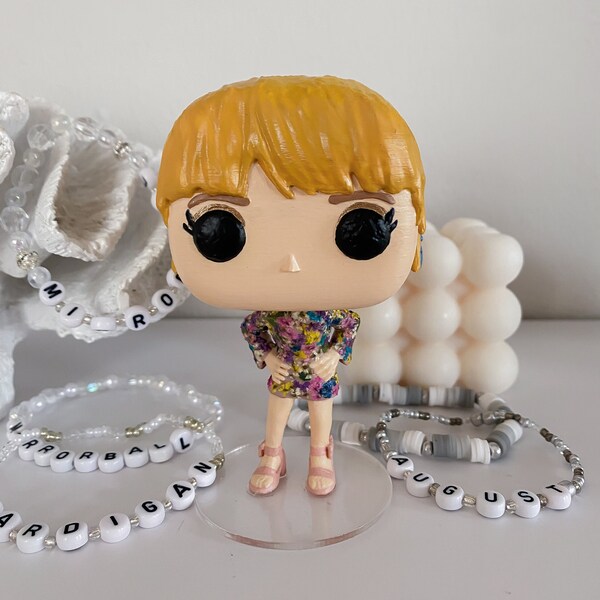 Grammys Floral Folklore Dress Taylor Swift Custom 3D Druck Funko Style Figur