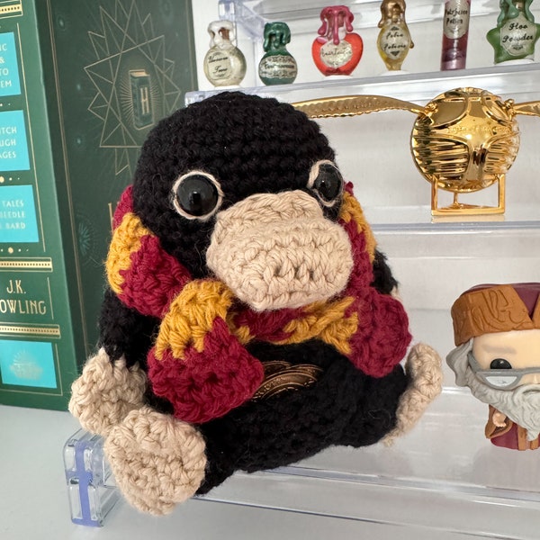 Niffler Harry Potter Maisons de Poudlard Écharpe Crochet Amigurumi