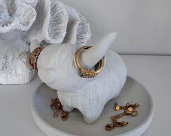 Jewelry Organizer Ring Holder Ring Display Highland Cow