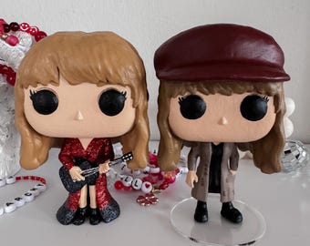 Taylor Red All Too Well Tour Guitar Custom 3D Print Funko Style Figure