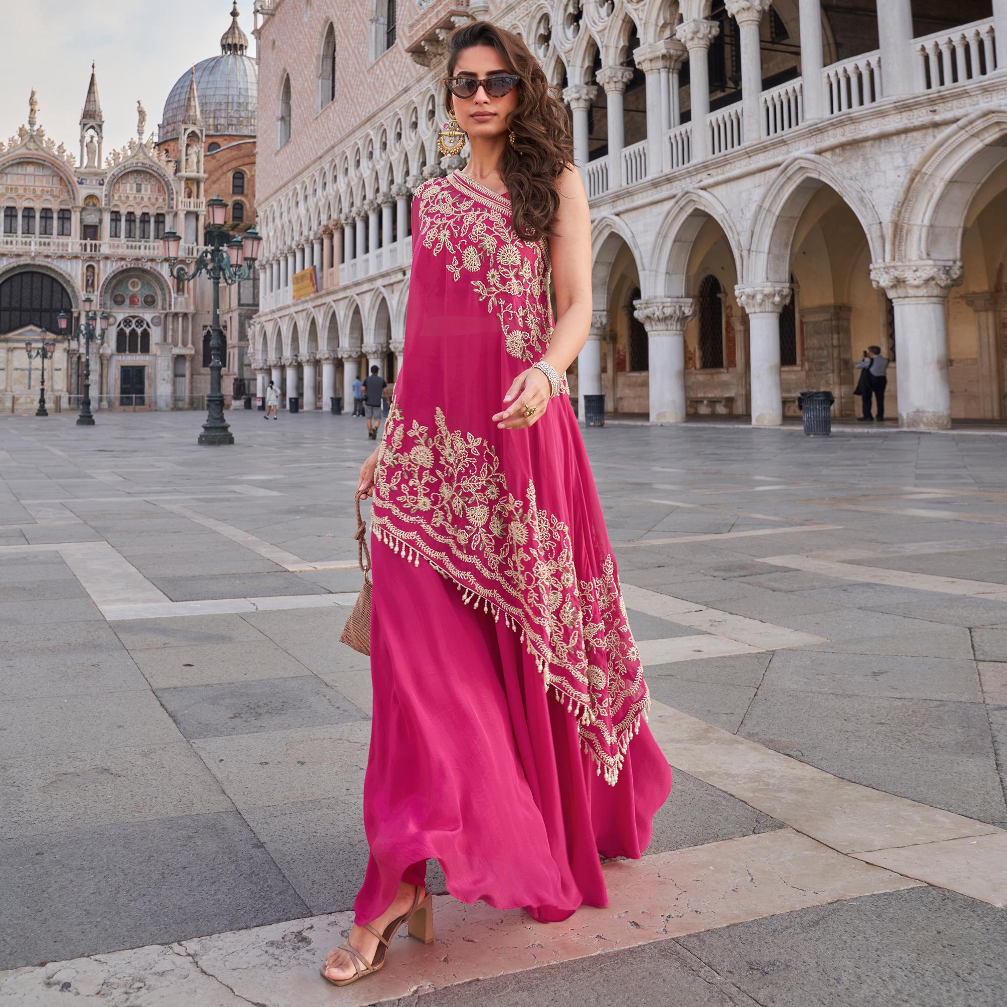 Hot Pink Kaftan - Etsy