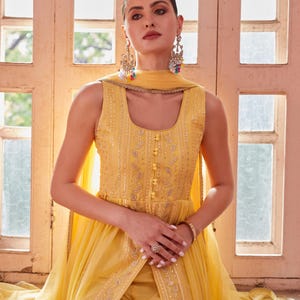 Cocktail Wear Indo Western Anarkali Suit