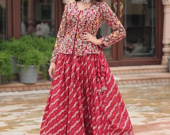 Lehenga rosa: vestido de noiva de grife com lantejoulas rosa profundo