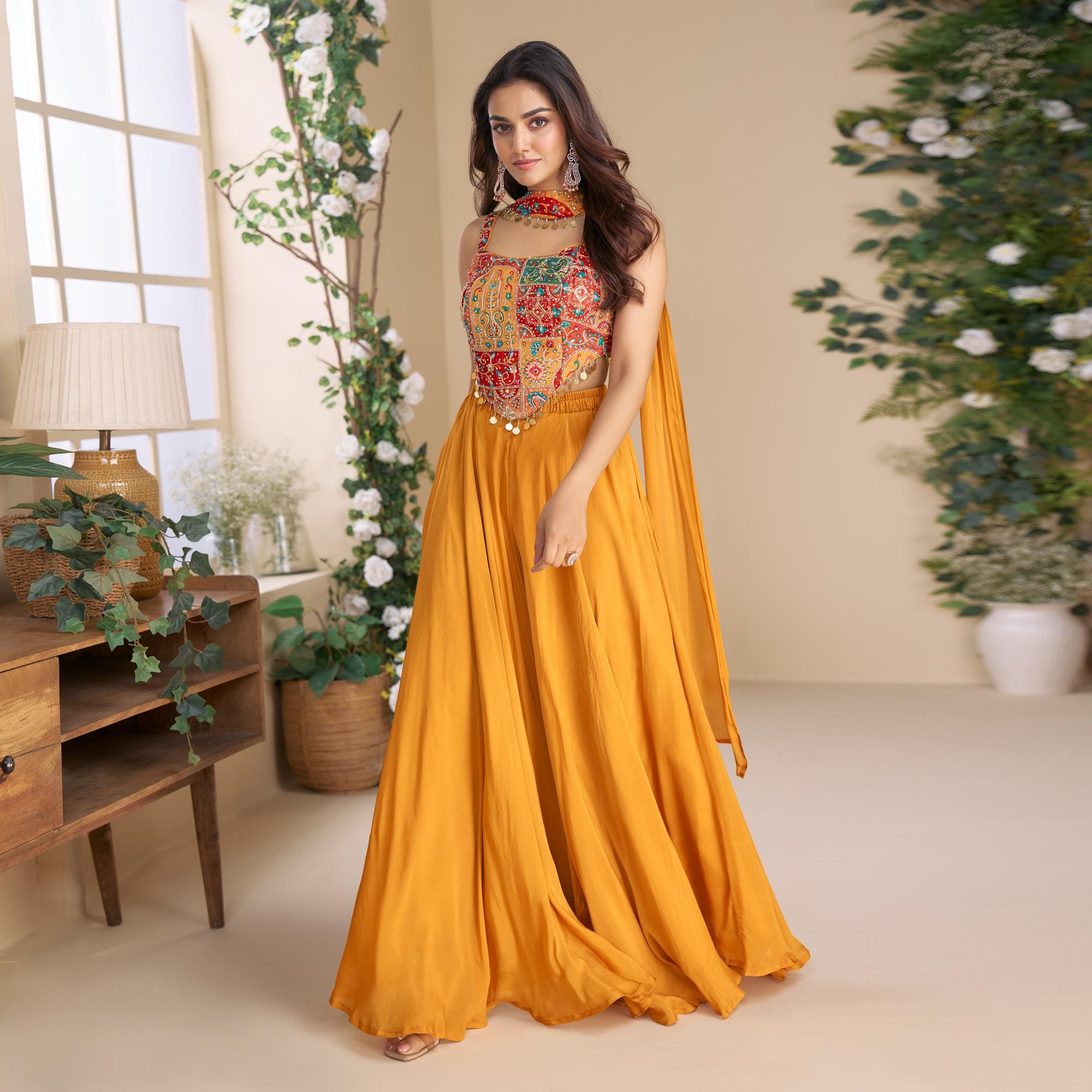 haldi fashion dress Designer Yellow Haldi Dresses for Women