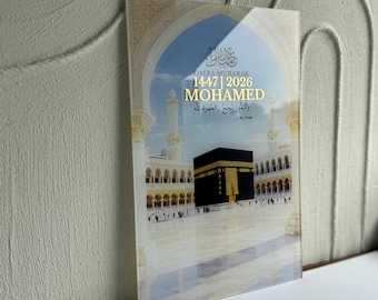 OMRA/HAJJ personnalisé - Cadeau de retour de Omra/Hajj