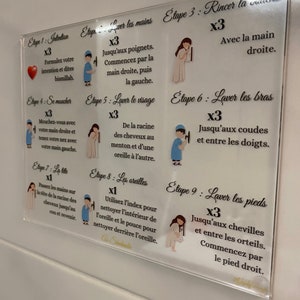 Plaque En Plexiglas Avec Invocation Islamique Pour Les Ablutions - 14x24 Cm