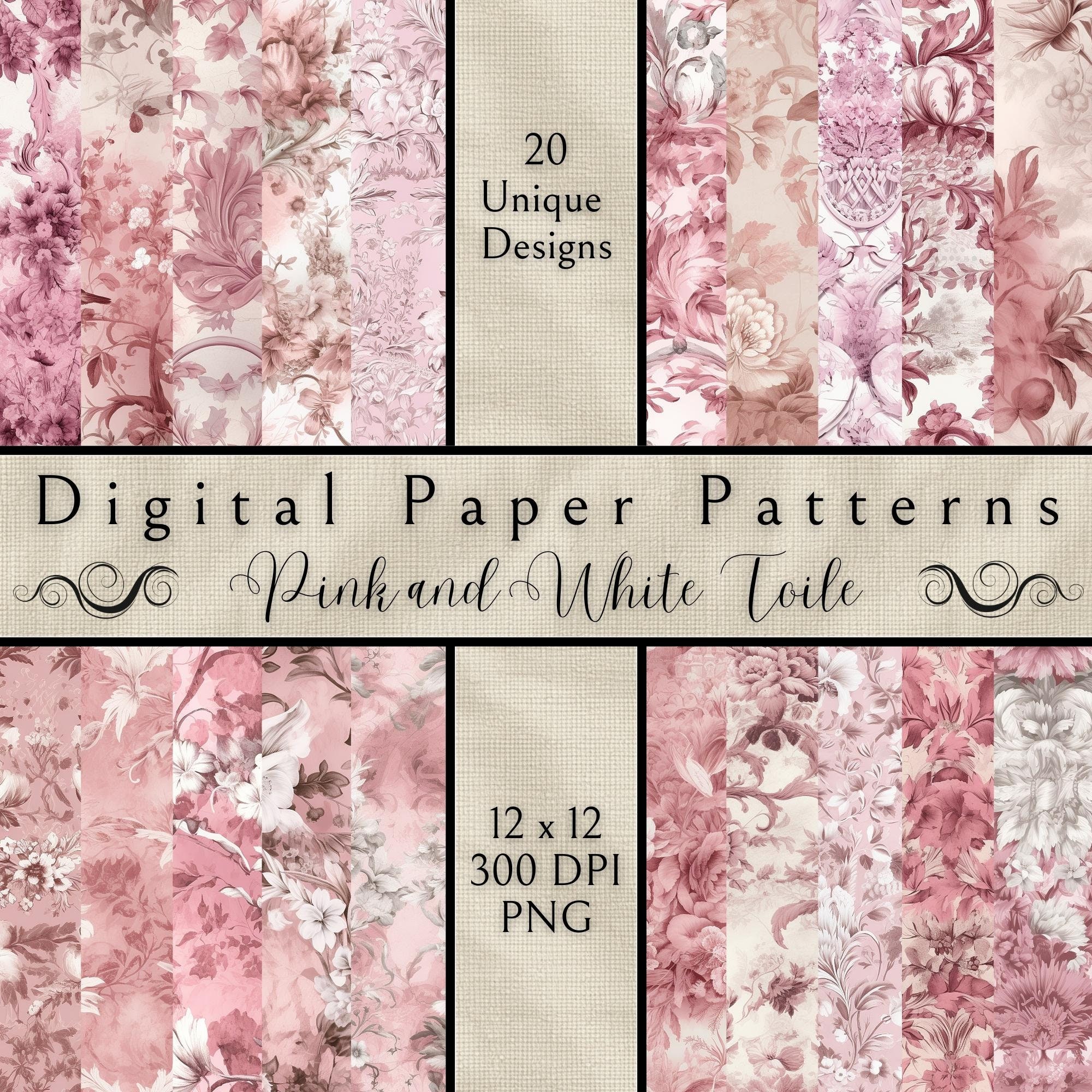 Medieval Pink Wrapping Paper Design – Chateau de Lalande