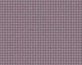 Hearthstone Purple Gingham Field by Lynn Wilder (Sew'n Wild Oaks) for Marcus Fabrics - R600537 Purple - Traditional - Sold in 1/2 Yards