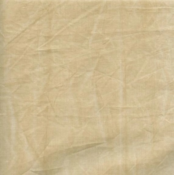 Tea Dyed Aged Muslin - by Marcus Fabrics - Tea Dye WR83616 3616 - By the Half Yard - 45" Wide  Special Dyed Fabric - Distressed Look