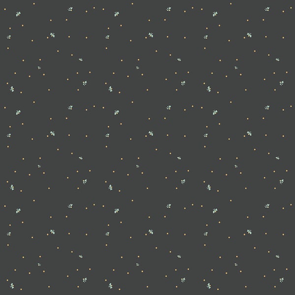 Wild and Free by Gracey Larson for Riley Blake Designs - C-12937 Charcoal Dots - Sold in 1/2 Yard Increments - Free Fabric Sample Available!