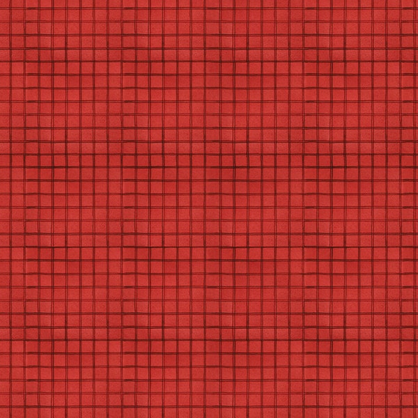 Windowpane Plaid in Red by J. Wecker Frisch for Riley Blake Designs in the White as Snow Collection - C13565 Red Sold in 1/2 Yard Increments