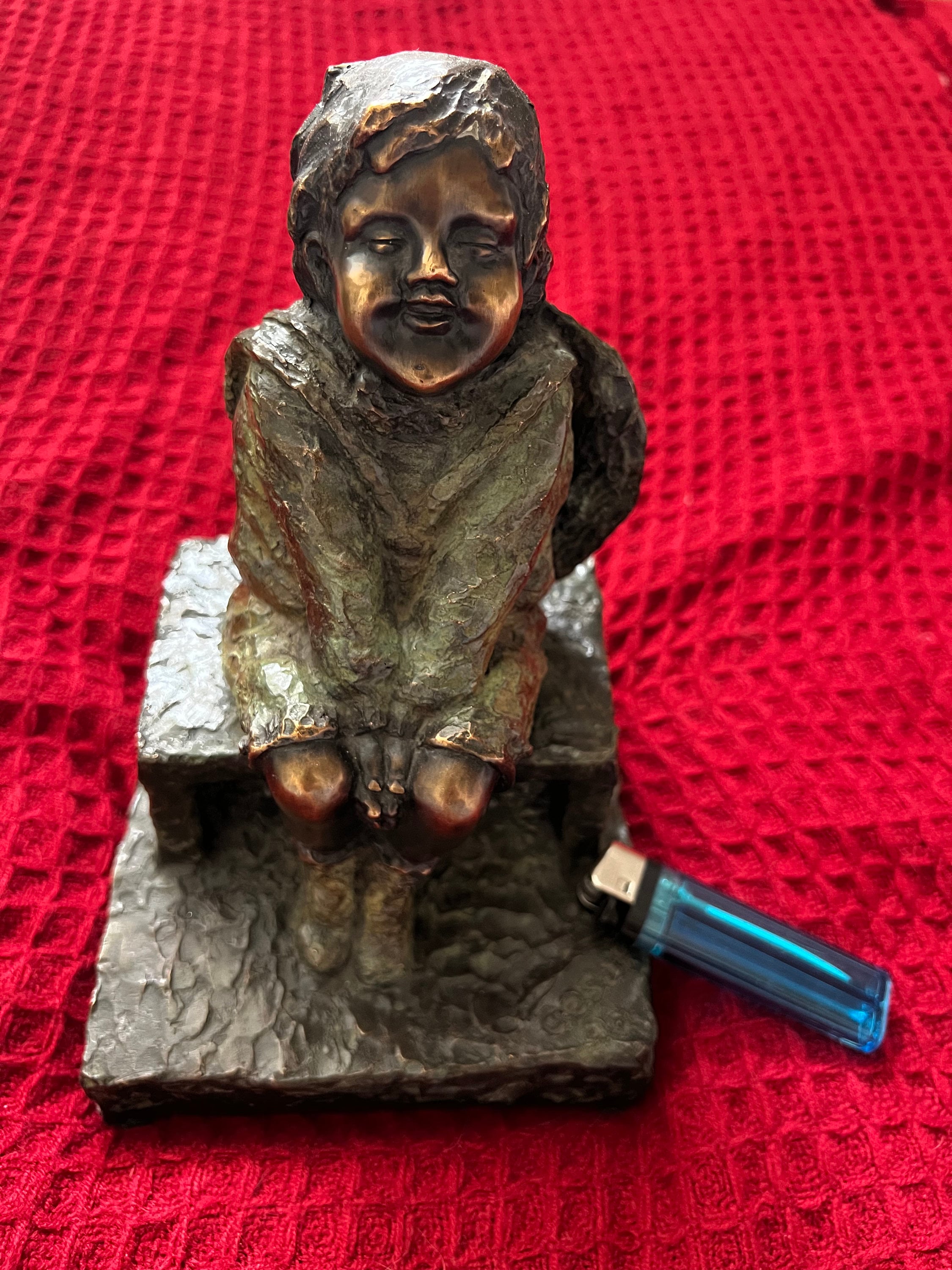 Vintage Bronze Sculpture Etsy