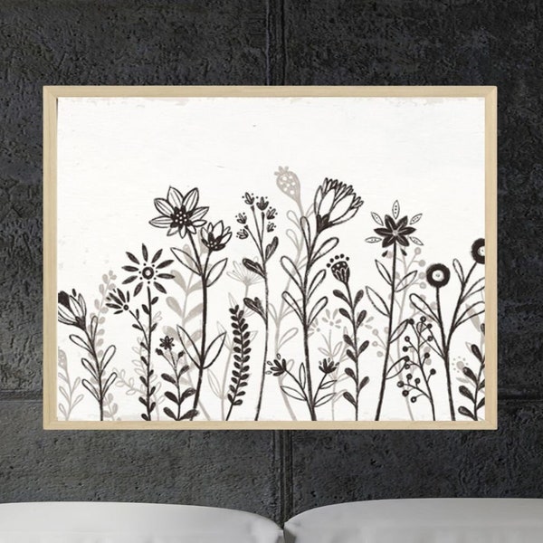 Framed Black Wall Art for Bedroom - Etsy