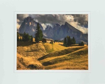 En un prado de montaña (12x9)