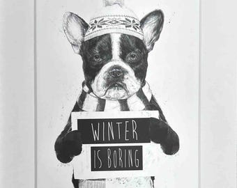 El invierno es aburrido (8x10)