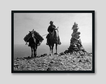 William Henry Jackson Yellowstone Photo Print: Vintage Western Art