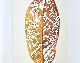 Hoja de la selva tropical 2 (8x10)