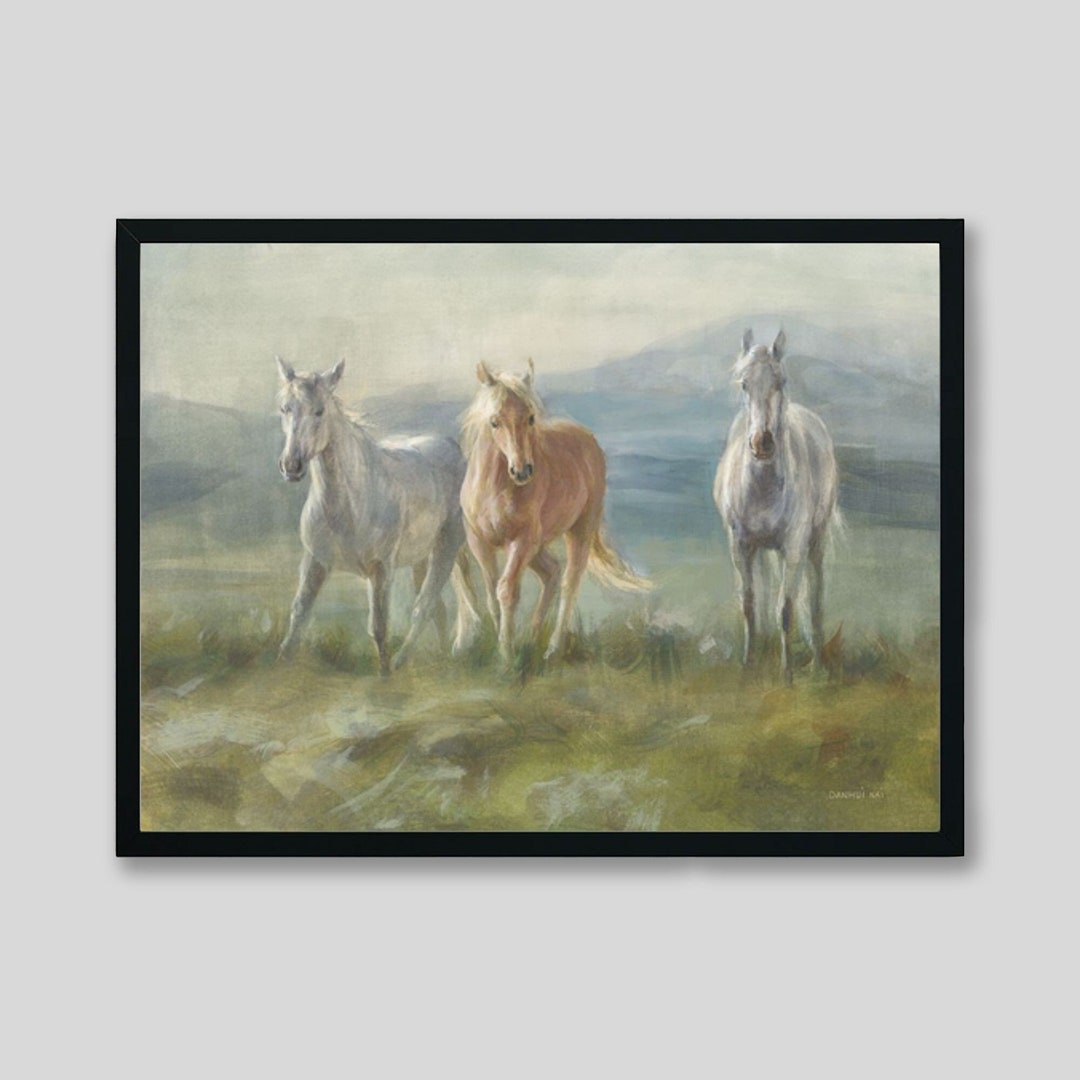 Wild Horses Print: Rangeland Western Art