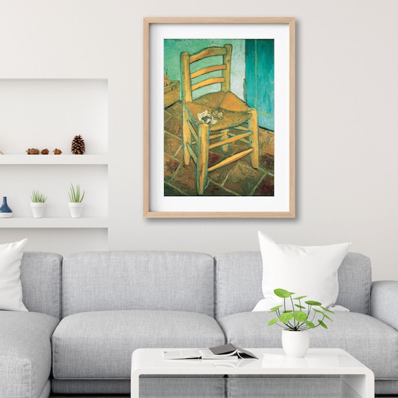 Vintage Van Gogh’s Chair Art Print Vintage Van Gogh’s Chair Art Print