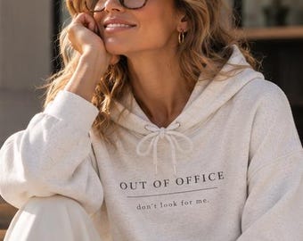 Women's Organic Cotton Hoodie | Out of Office