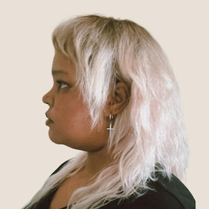 Shaggy Mullet Wolf Cut Wig | Blonde Ombre | Available in 16" | Edgy Rocker Style| Messy Wavy Elf Hair