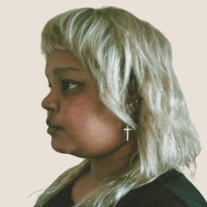Dimensional Blonde Human Hair Wig – 16” Shaggy Mullet Wolf Cut | 13x4 Lace Front | Hand-Dyed Unique Wig| Messy Elf Hair
