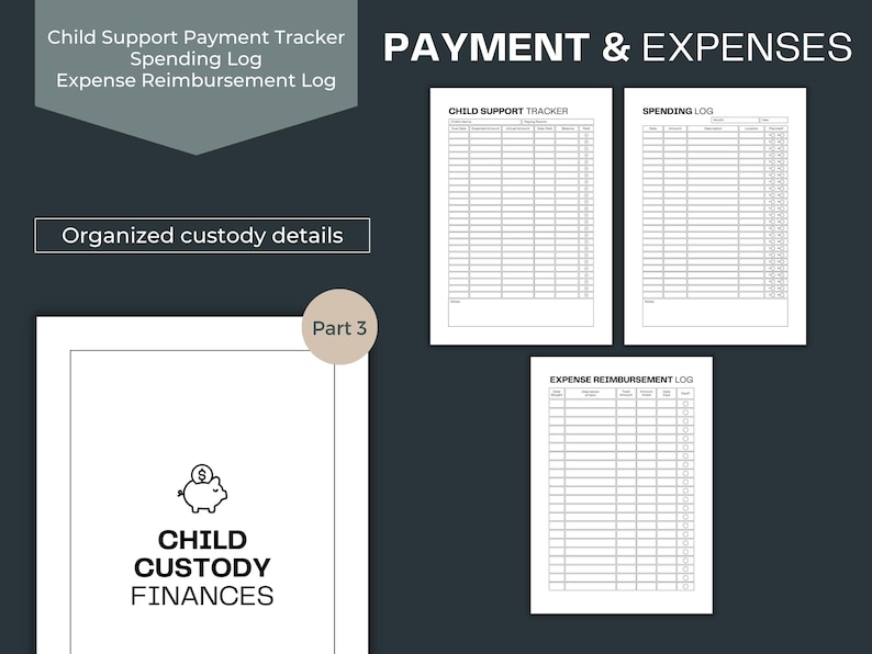 Printable Child Custody Binder - Il 794xN.5282569096 B6uc 