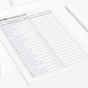 Paquete imprimible de listas de tareas pendientes / Listas de verificación diarias, semanales y rutinarias (PDF) imagen 5
