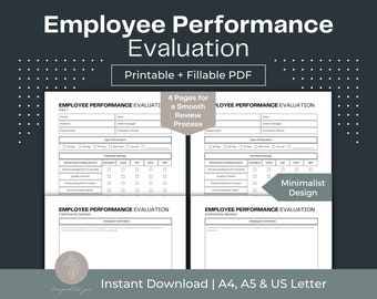 Employee Performance Evaluation Performance Appraisal Human Resource Template Employee Assessment Sheet Evaluation Template