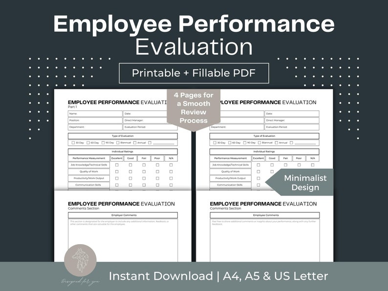 Employee Performance Evaluation Performance Appraisal Human Resource