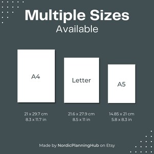Finance Bundle Printable: Savings Challenge, Debt Tracker (Fillable PDF) image 8