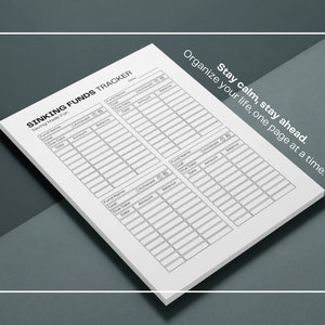 Finance Bundle Printable: Savings Challenge, Debt Tracker (Fillable PDF) image 3