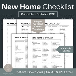 First / New Apartment Checklist - 40 Essential Templates ᐅ TemplateLab