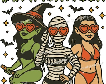 Diseño de camiseta Summerween SVG para amantes de la playa (descarga digital)
