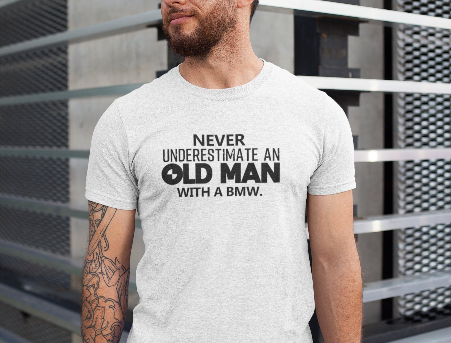 T-Shirt pour Homme bmw auto humour – Sky Creatiion