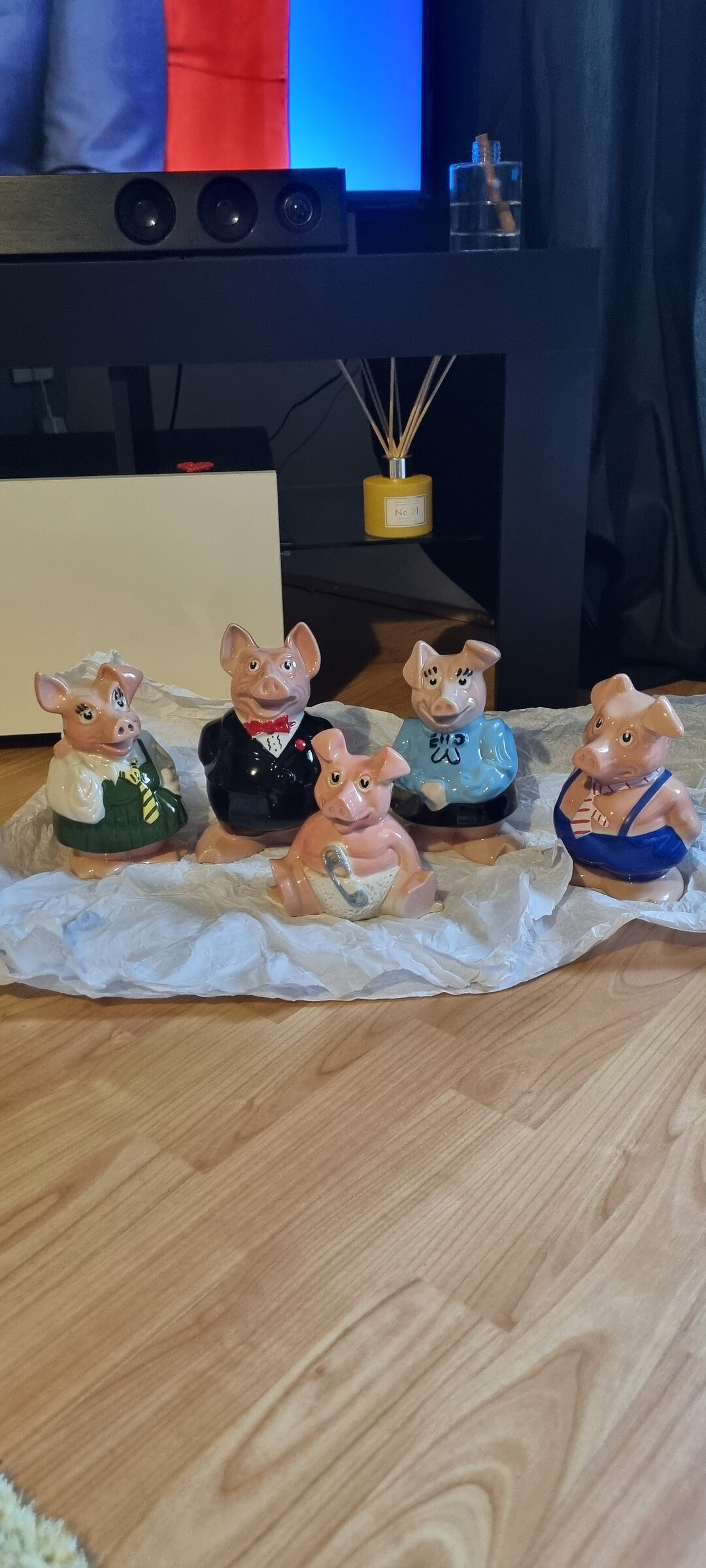 Full Set of 1980s Natwest Piggy Banks Etsy