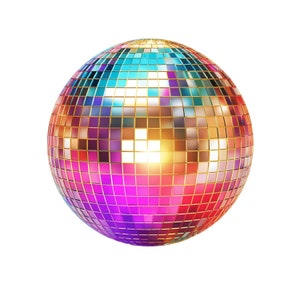 Discoballen clipart, 10 JPG Mirror Balls, Dance Party prom clipart, graphics JPG licht uitbarstingen diamant stijldans