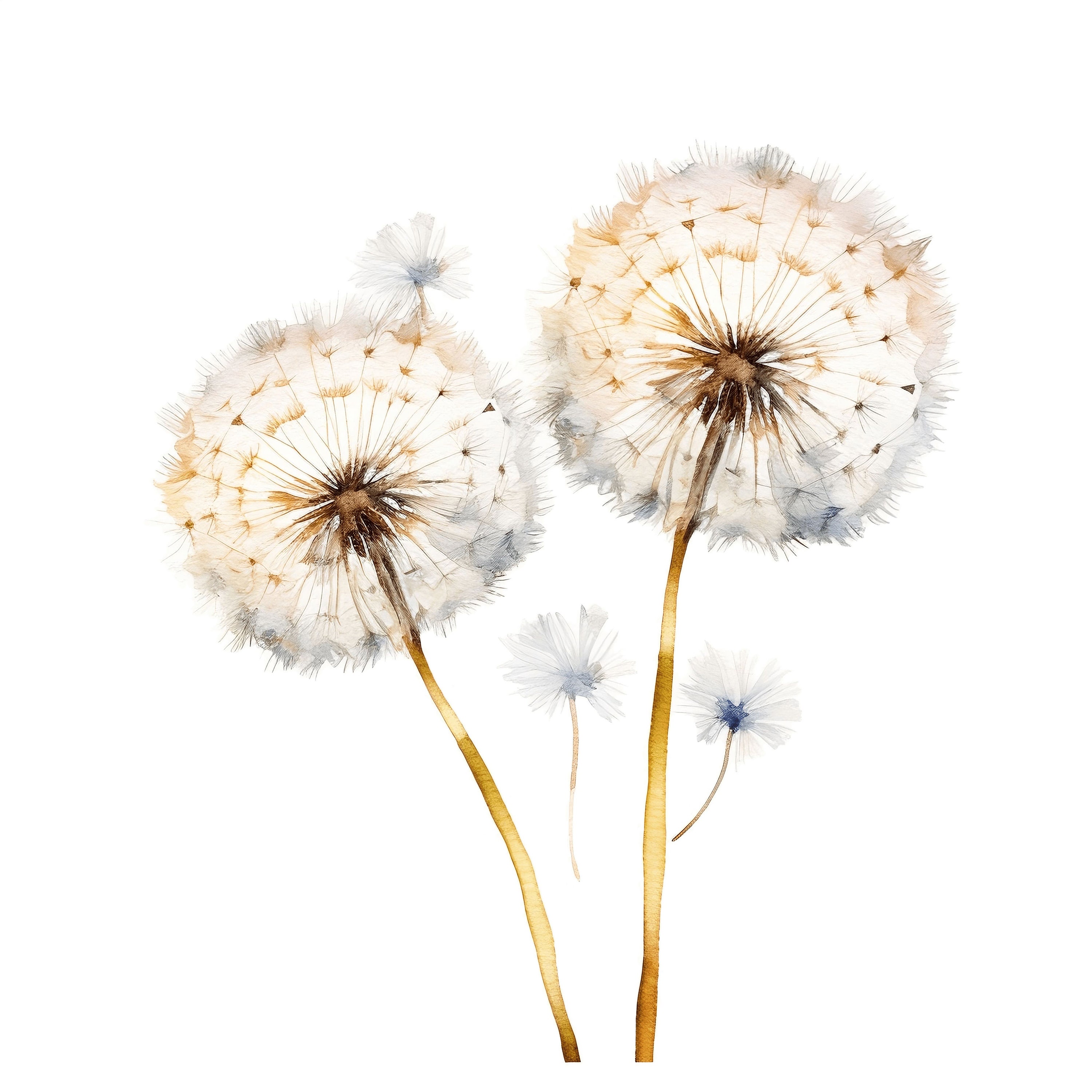 Aquarell Pusteblume Clipart Botanische Blumen Kunst Digitaler aquarell-pusteblume-clipart-botanische-blumen-kunst-digitaler
