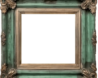 Patina Frames Clipart | 10 JPG | Rococo and Baroque Vintage Frames Mockup Clip Art Graphics Wedding Frame Instant Download Commercial Use