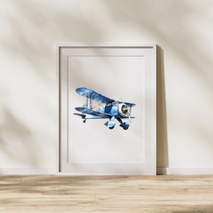Vintage Airplane Watercolor Planes | 10 High Quality Transparent PNG | Retro planes clipart aircraft png Clip Art Card Making Digital