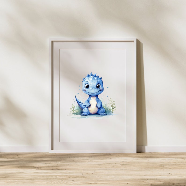 Cute Dino Watercolor Clipart | Baby Dinosaur PNG (digital Download) - Etsy