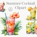 Summer Cocktail Clipart | 10 High Quality Transparent PNG | Colorful ...