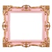 Pink Rococo Frames Clipart, 10 JPG Frames, Antique Baroque Vintage Clip ...